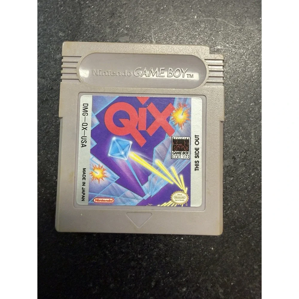 Qix (Nintendo Game Boy, 1990) Authentic Game Cartridge Only DMG-QX-USA Tested